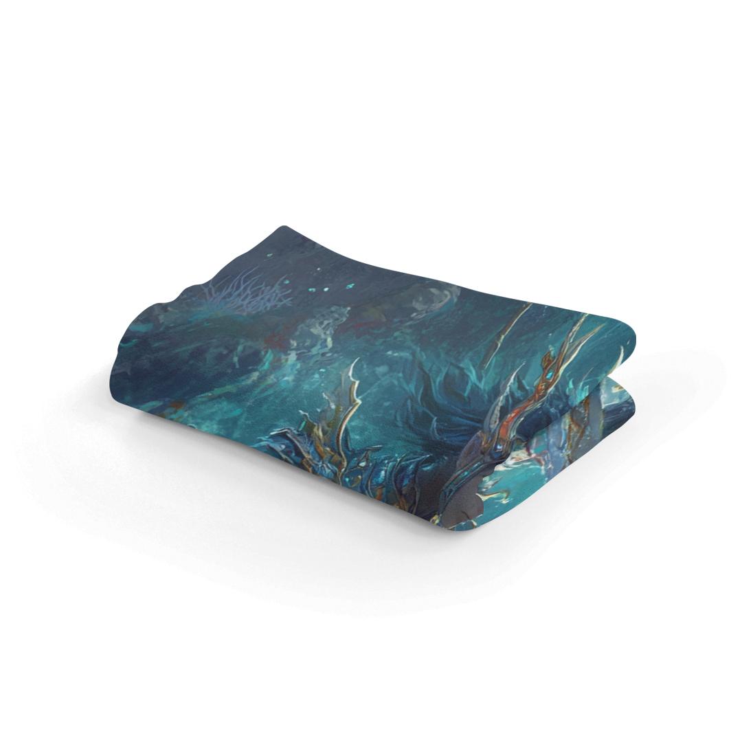 Mythical Abyss Warrior Blanket