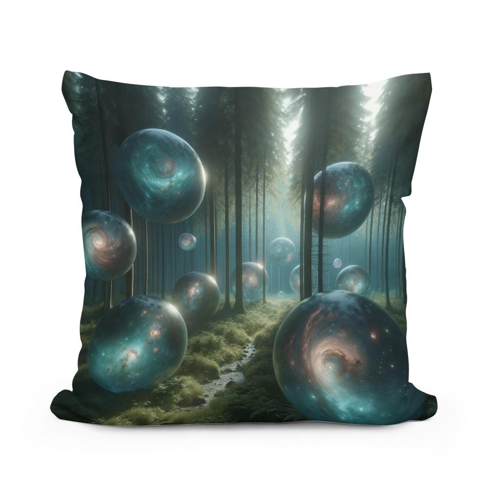 Galactic Forest Cotton Cushion