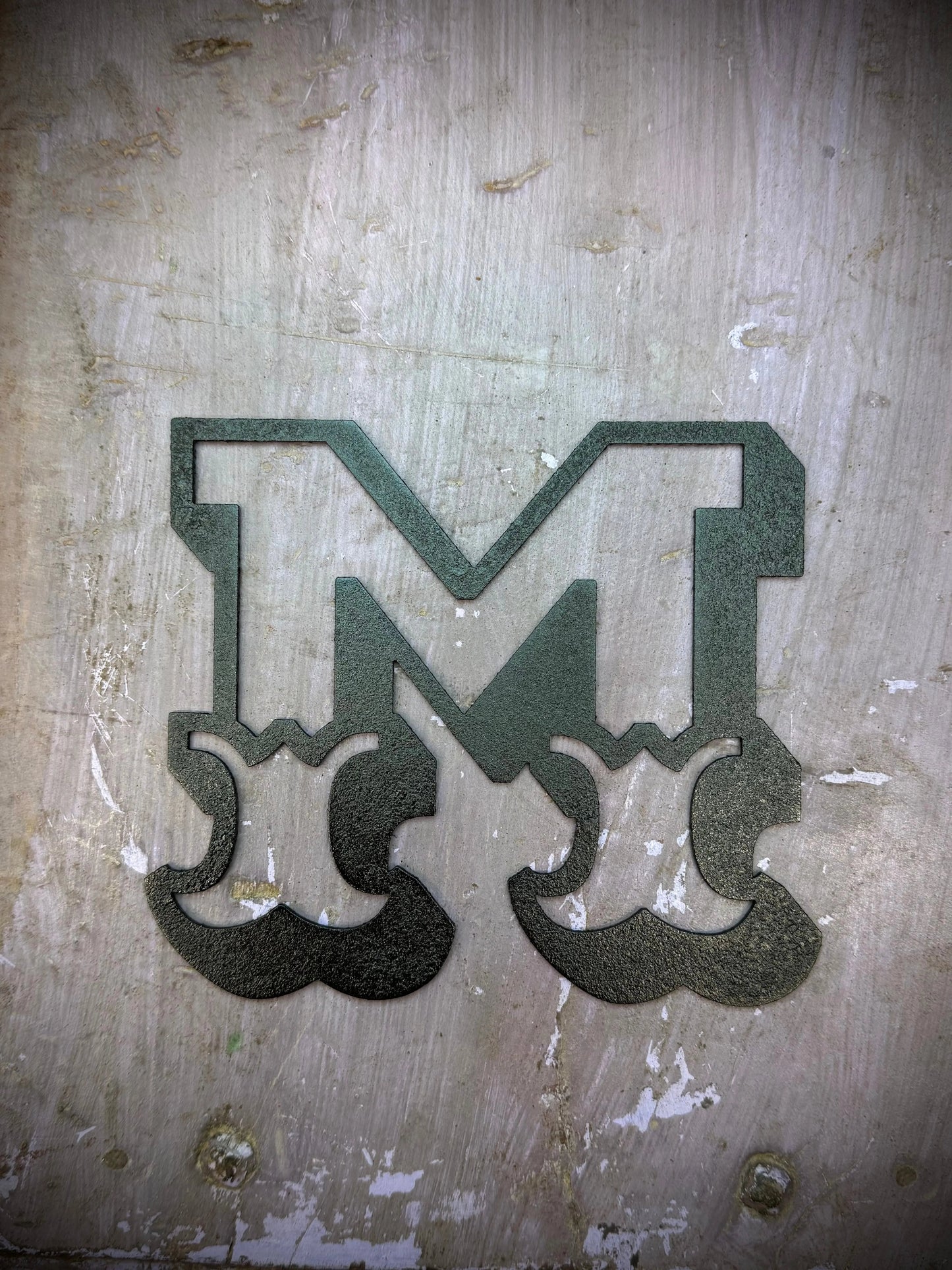 A-Z Rustic 5" or 12" Black Metal Carnival Letters.