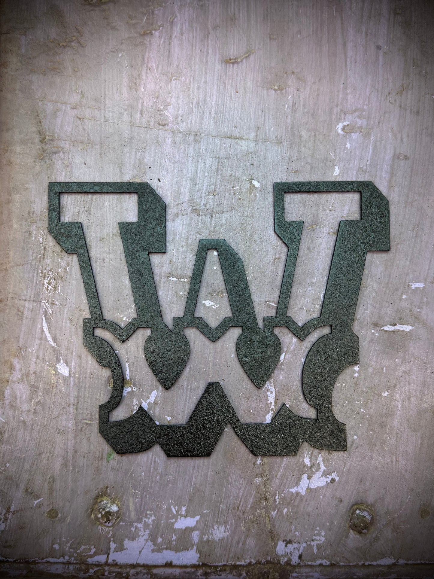 A-Z Rustic 5" or 12" Black Metal Carnival Letters.