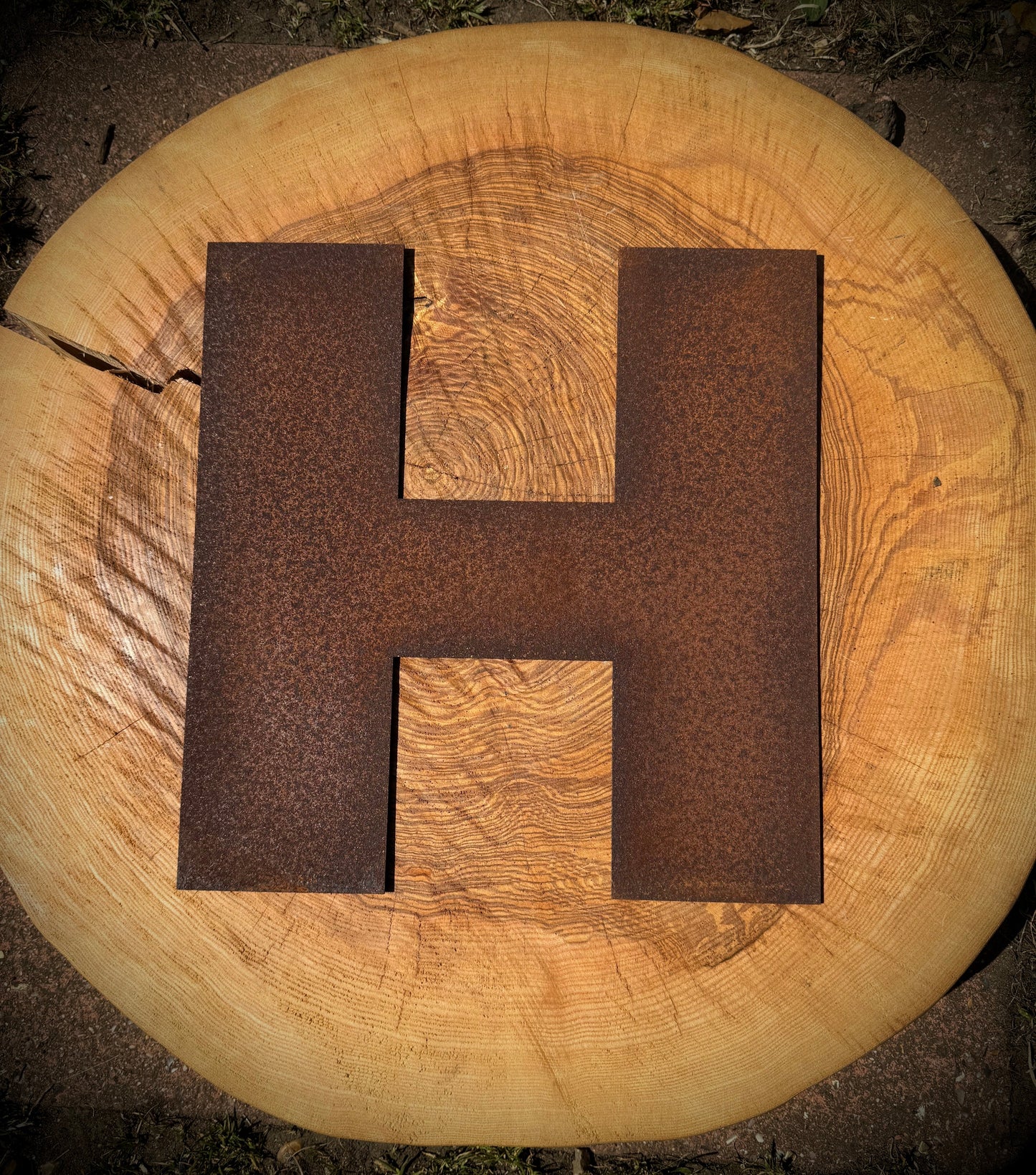 5" Fat Font Rusty Metal Letters A-Z 0-9