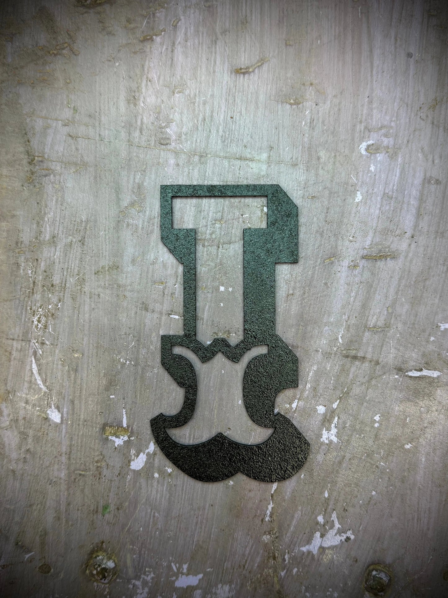 A-Z Rustic 5" or 12" Black Metal Carnival Letters.