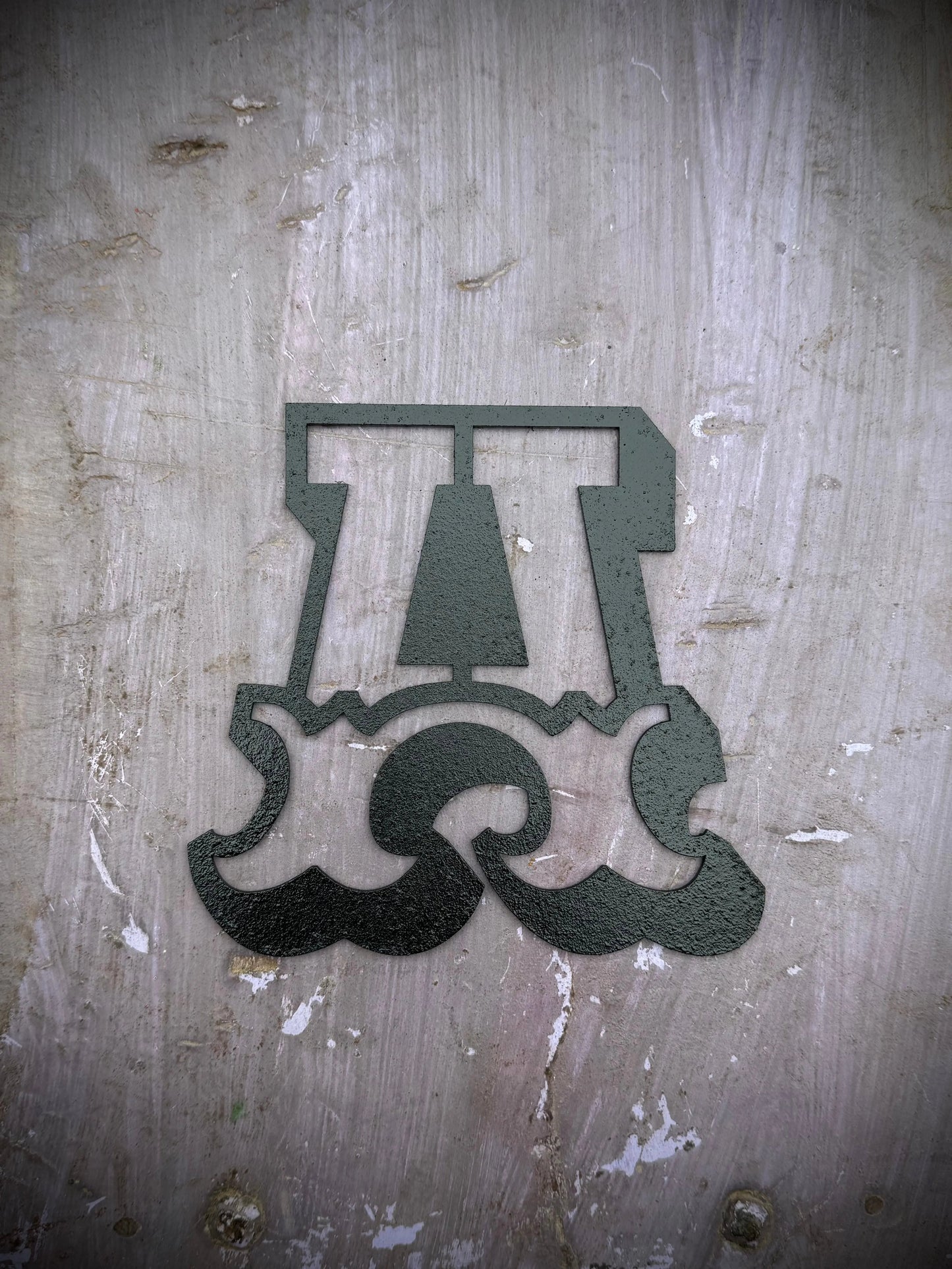 A-Z Rustic 5" or 12" Black Metal Carnival Letters.