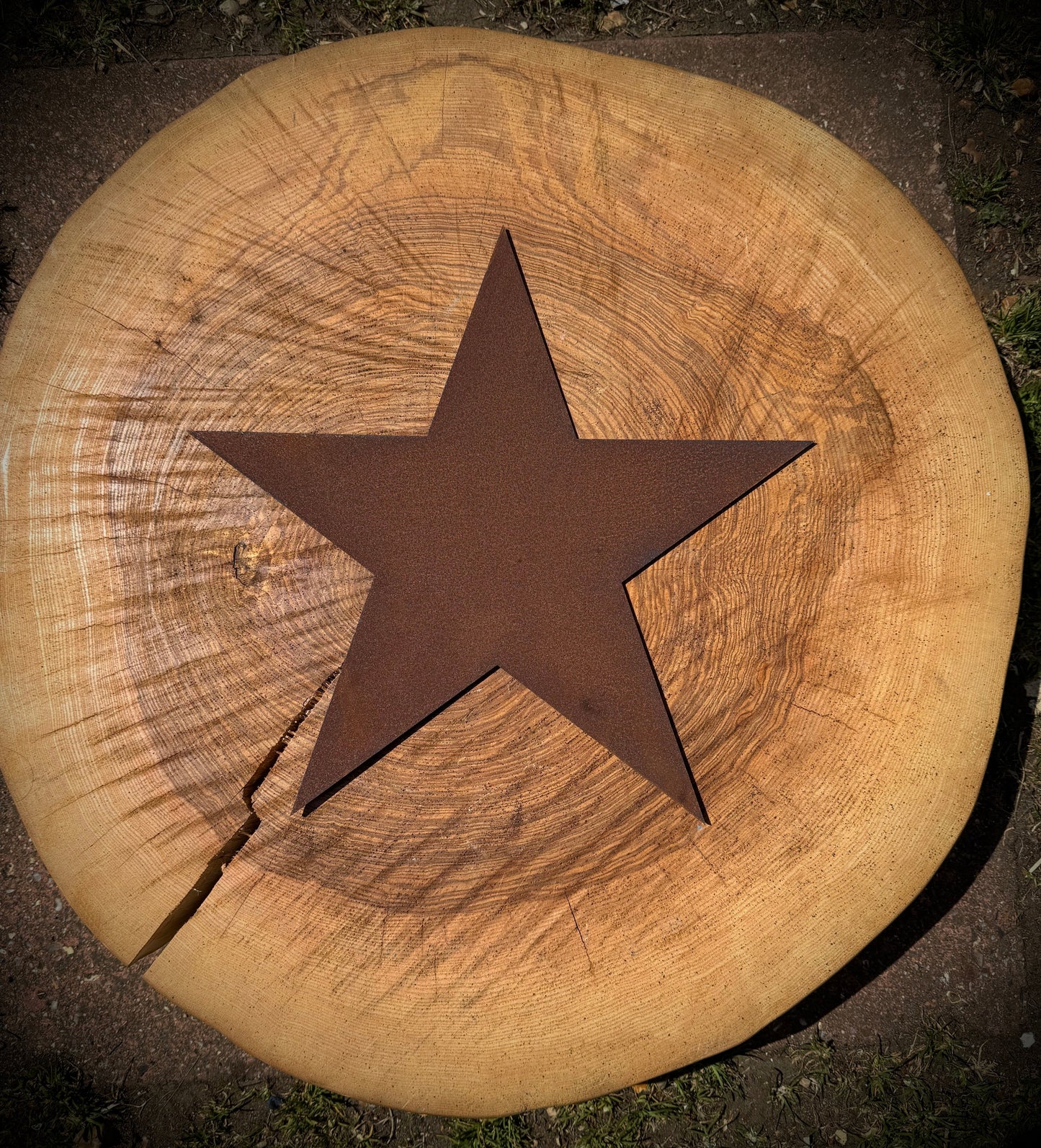 5" Fat Font Rusty Metal Letters A-Z 0-9