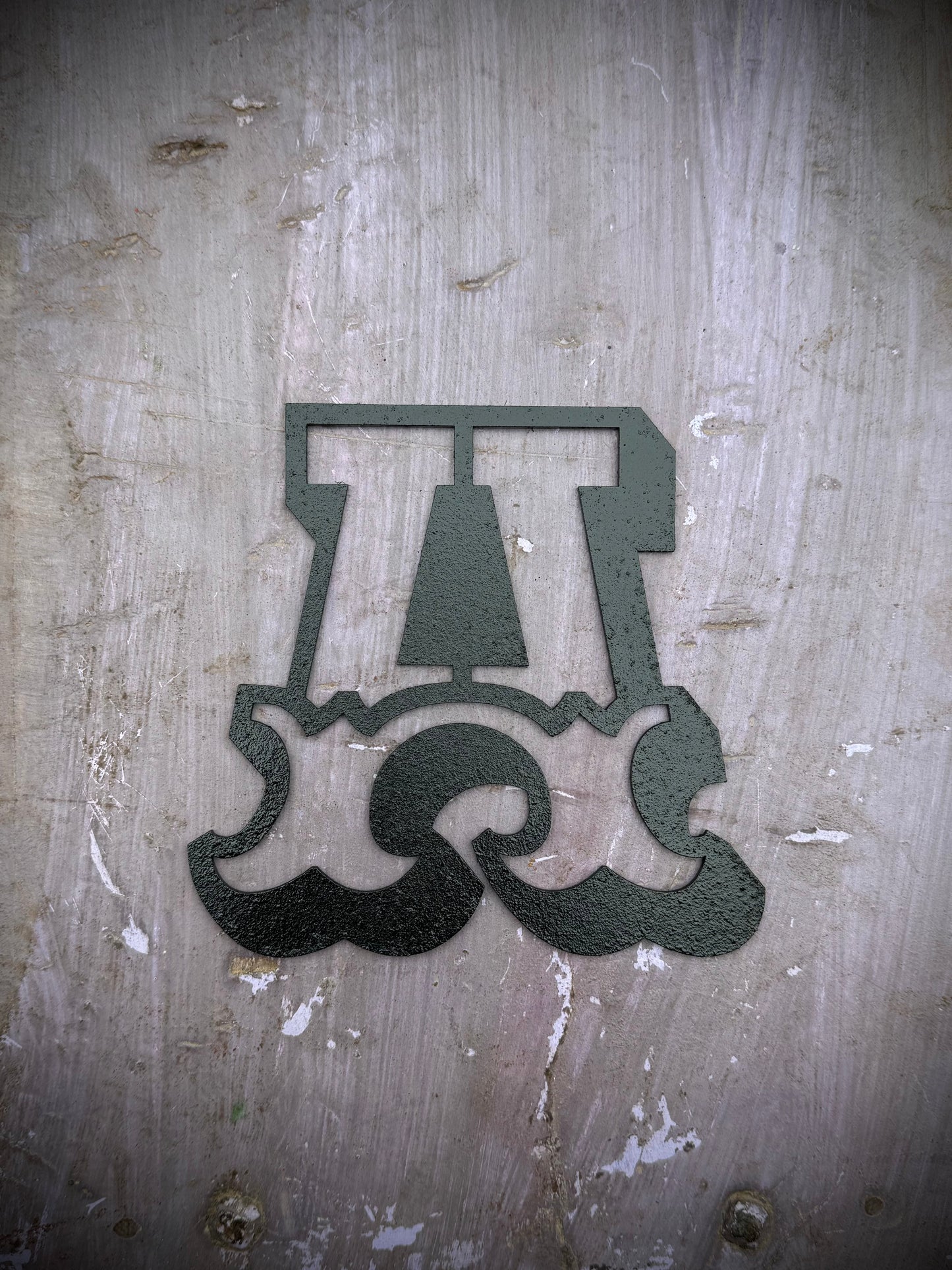 A-Z Rustic 5" or 12" Black Metal Carnival Letters.