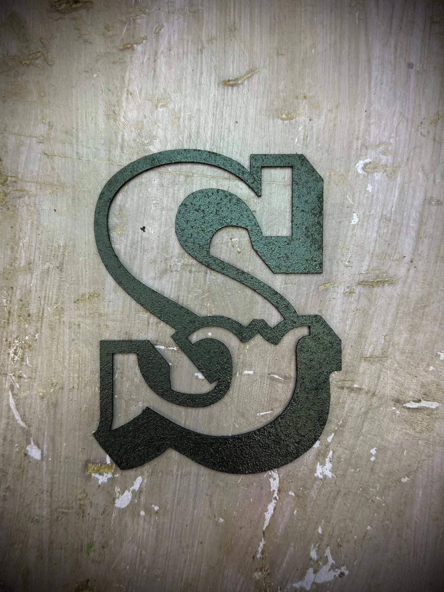 A-Z Rustic 5" or 12" Black Metal Carnival Letters.