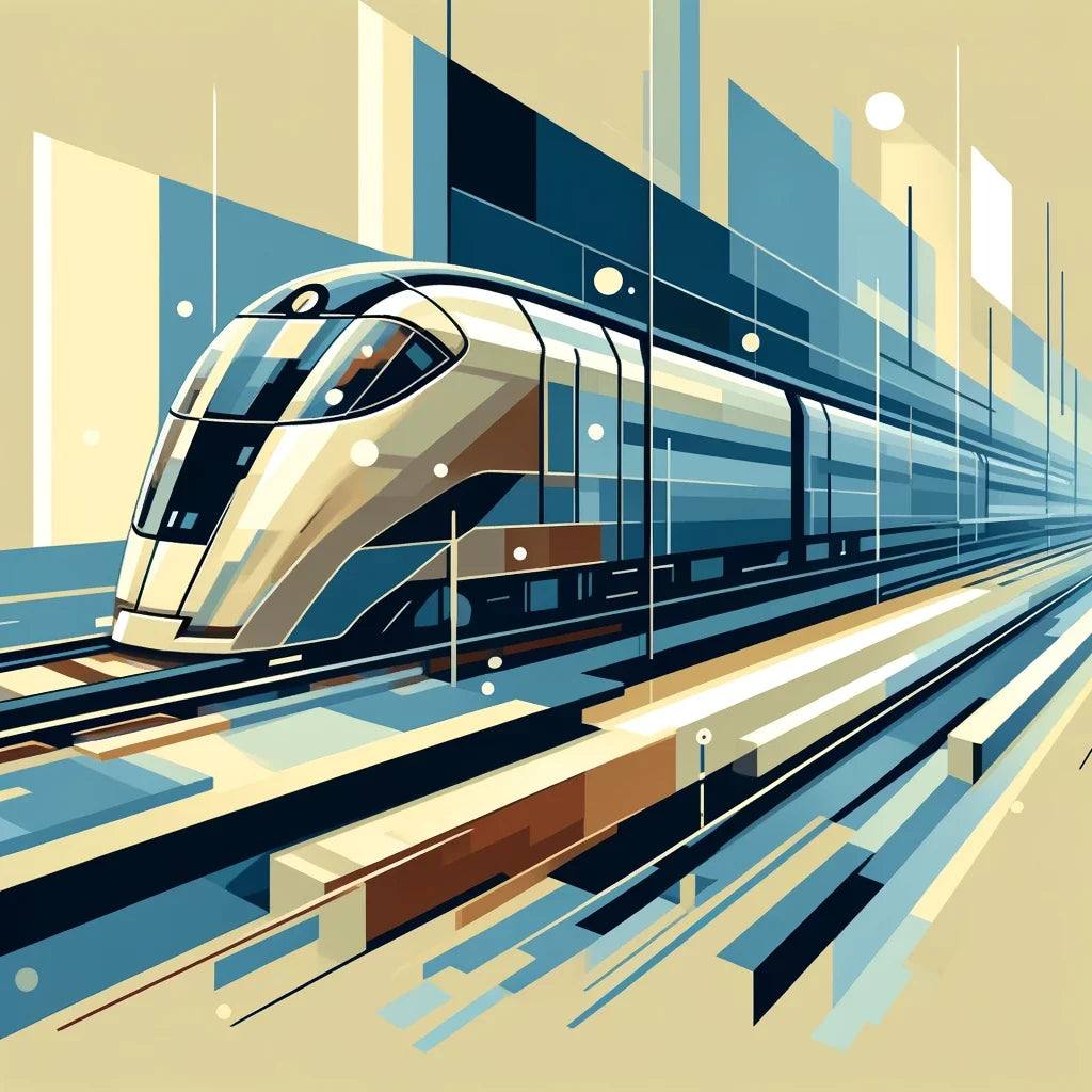 Future Tracks Cotton Cushion