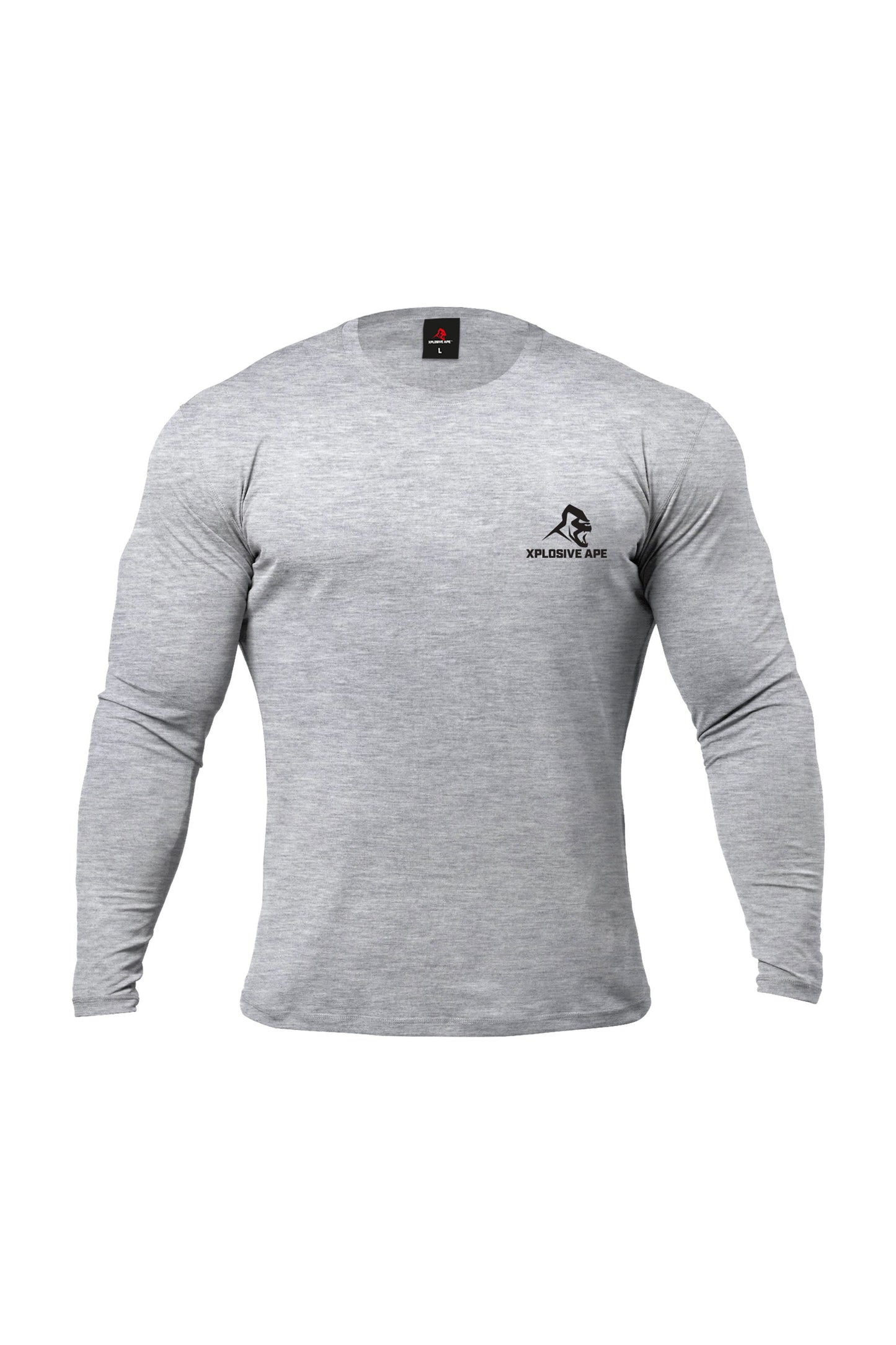 XAPE Futuristic Long Sleeve Tee - Sports Grey