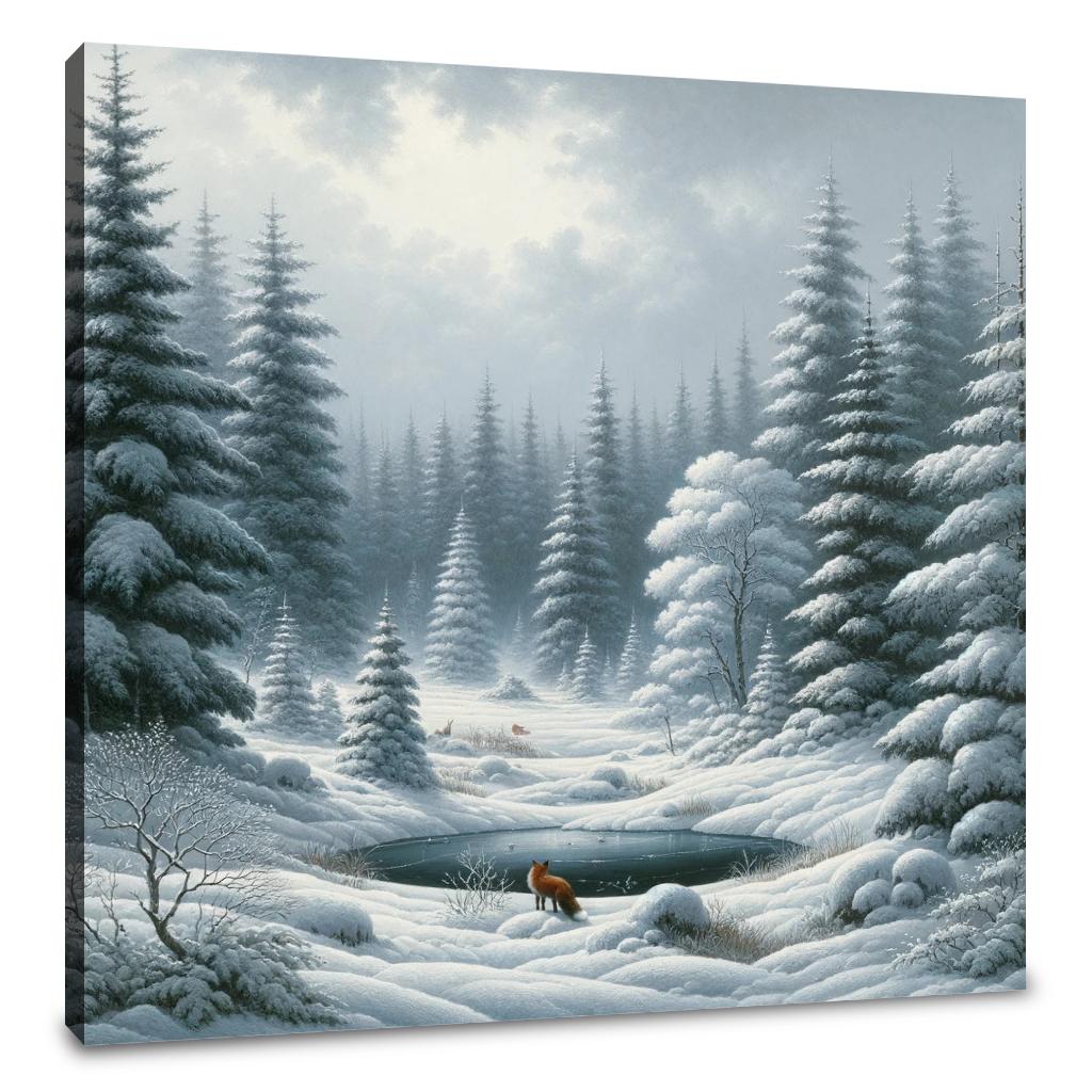 Winter's Whisper Canvas