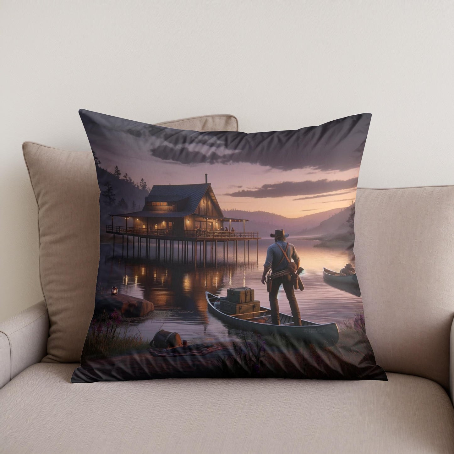 Hushed Wilderness Cotton Cushion