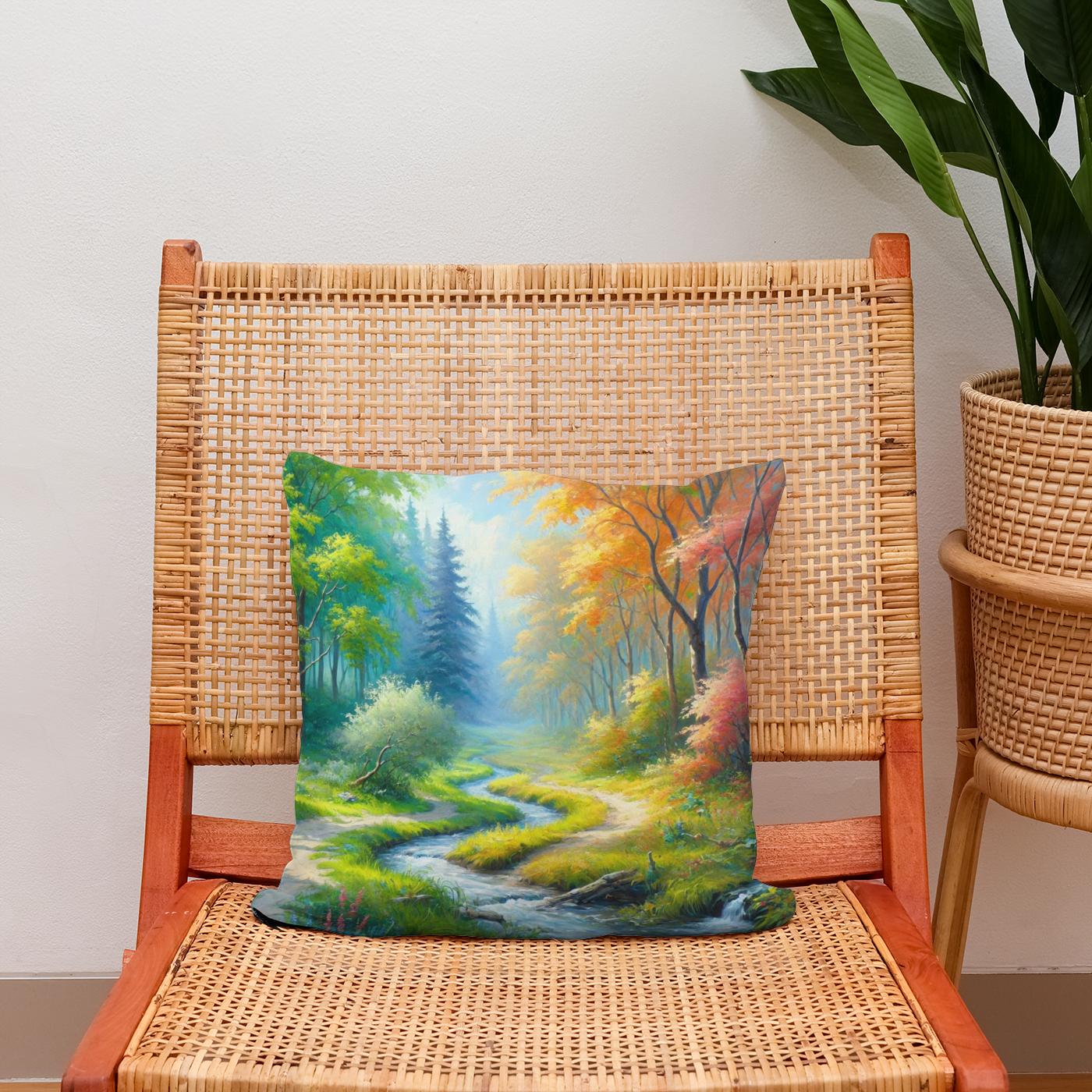 Seasonal Transition Cotton Cushion