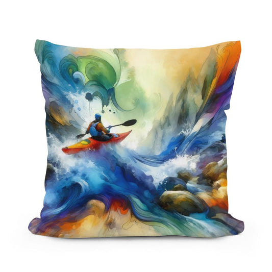 Rapids Rhapsody Cotton Cushion
