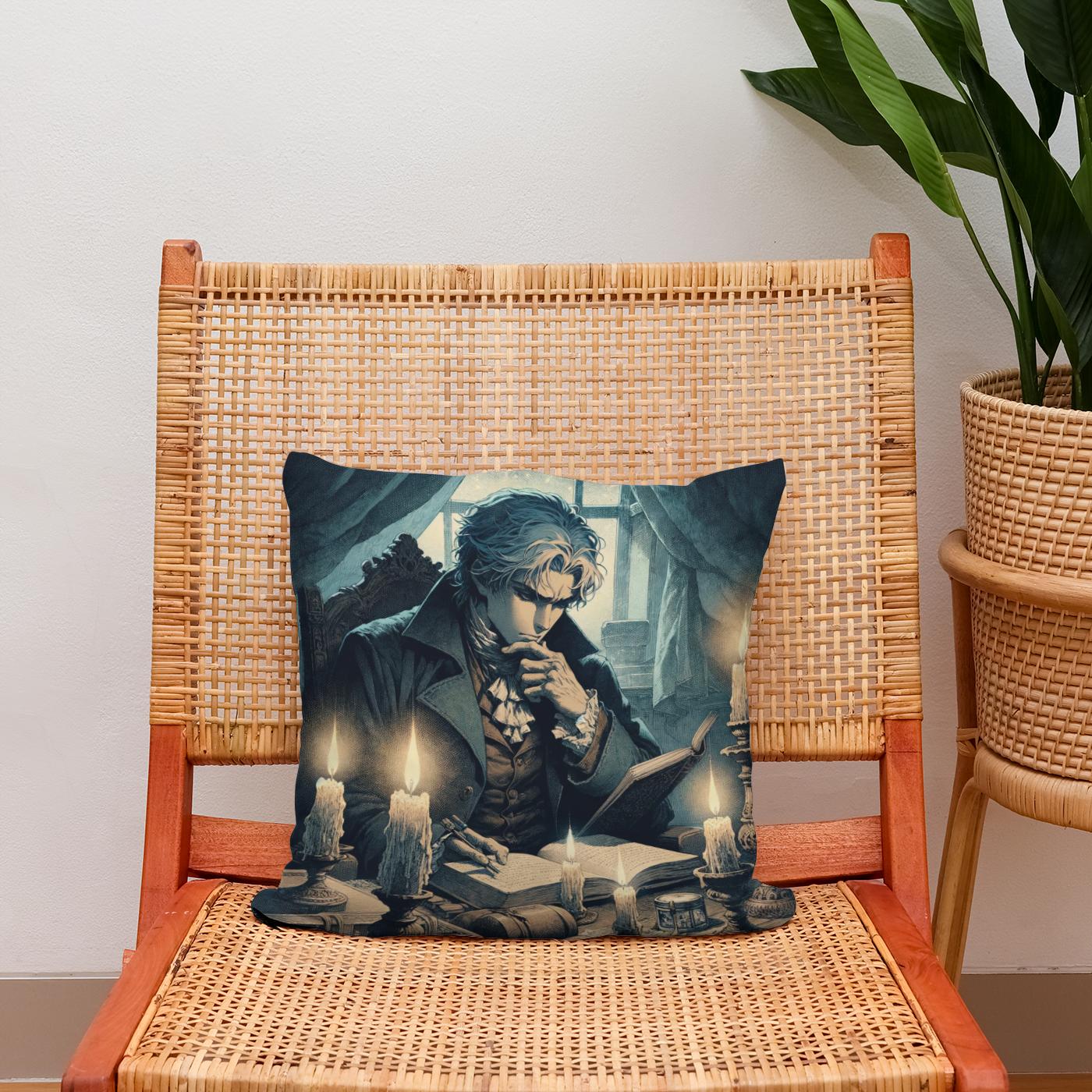 Philosopher's Reflection Cotton Cushion