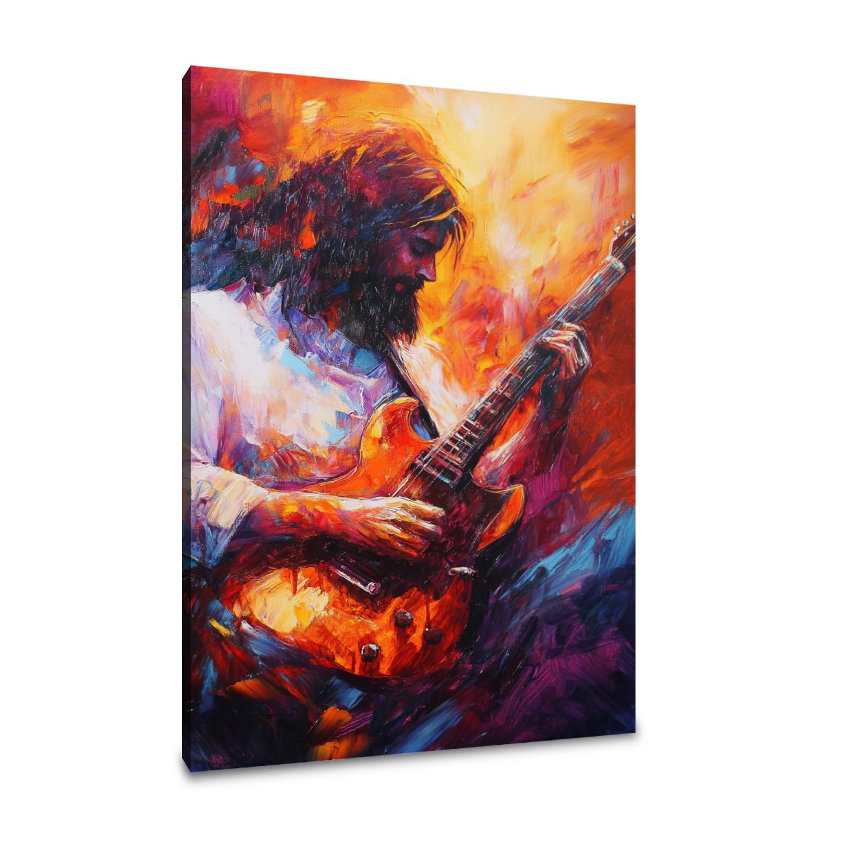 Guitarist's Passion Canvas