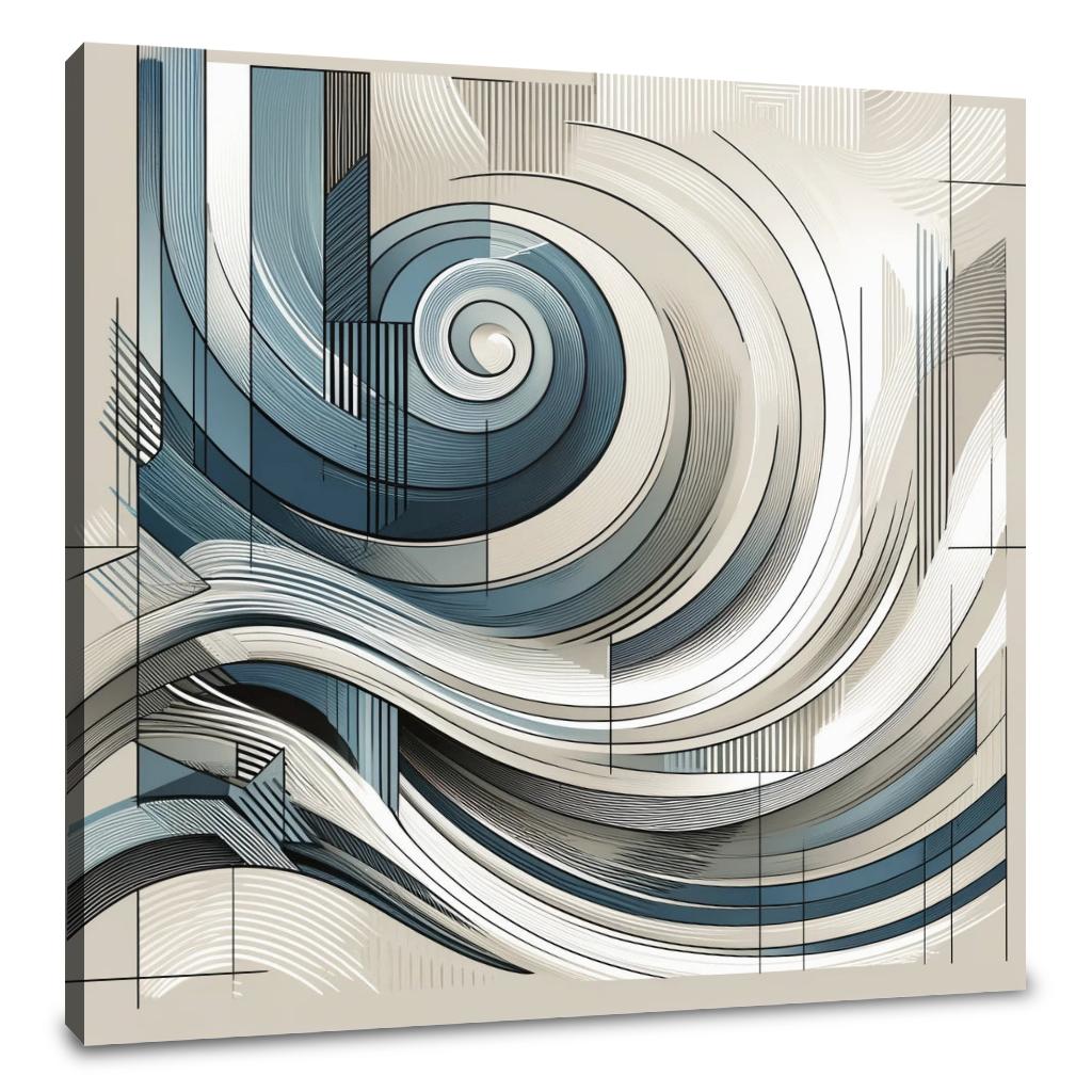 Dynamic Swirls Canvas