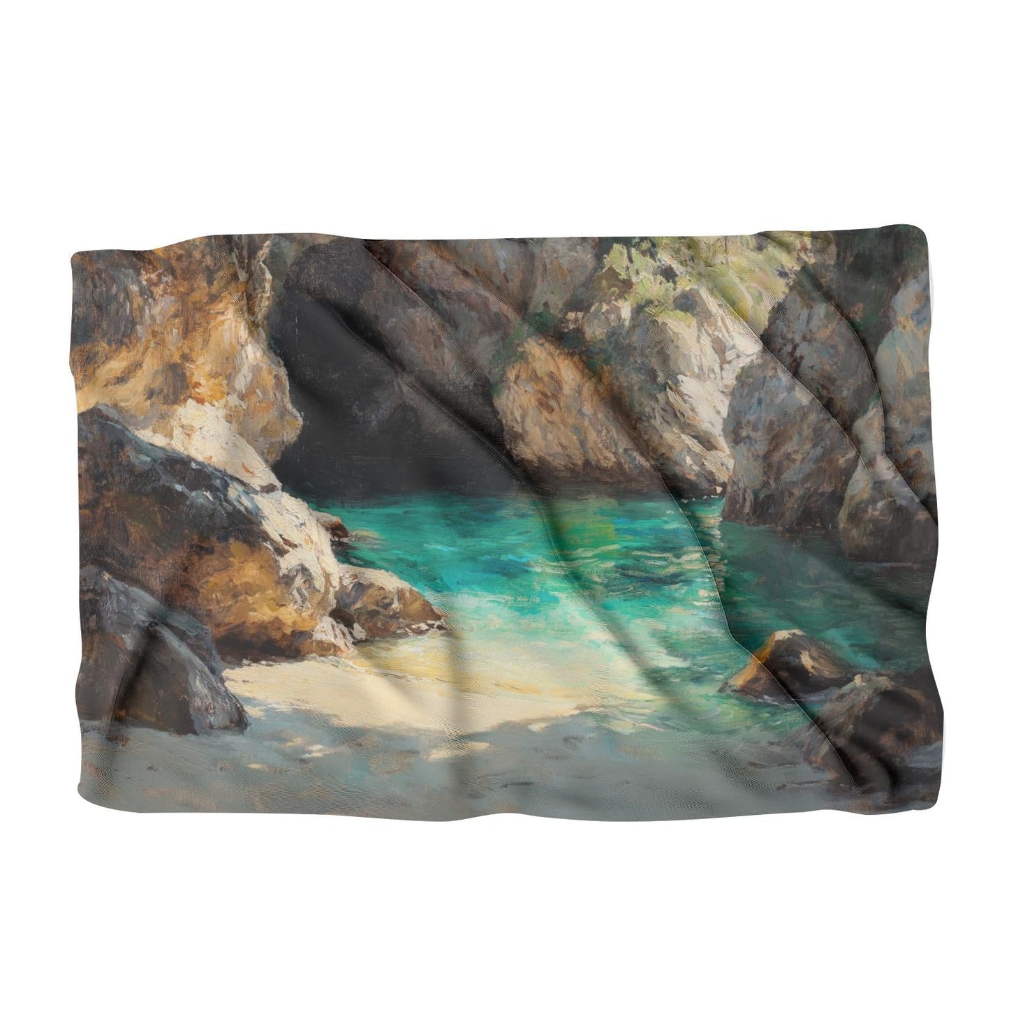 Tranquil Cove Reflection Blanket