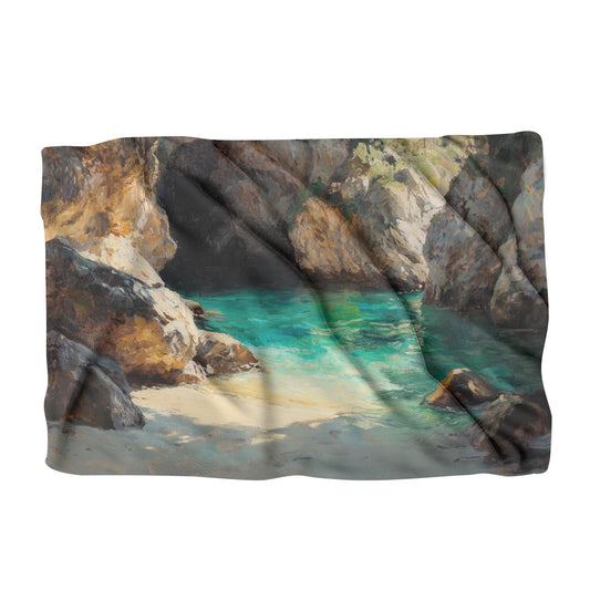 Tranquil Cove Reflection Blanket