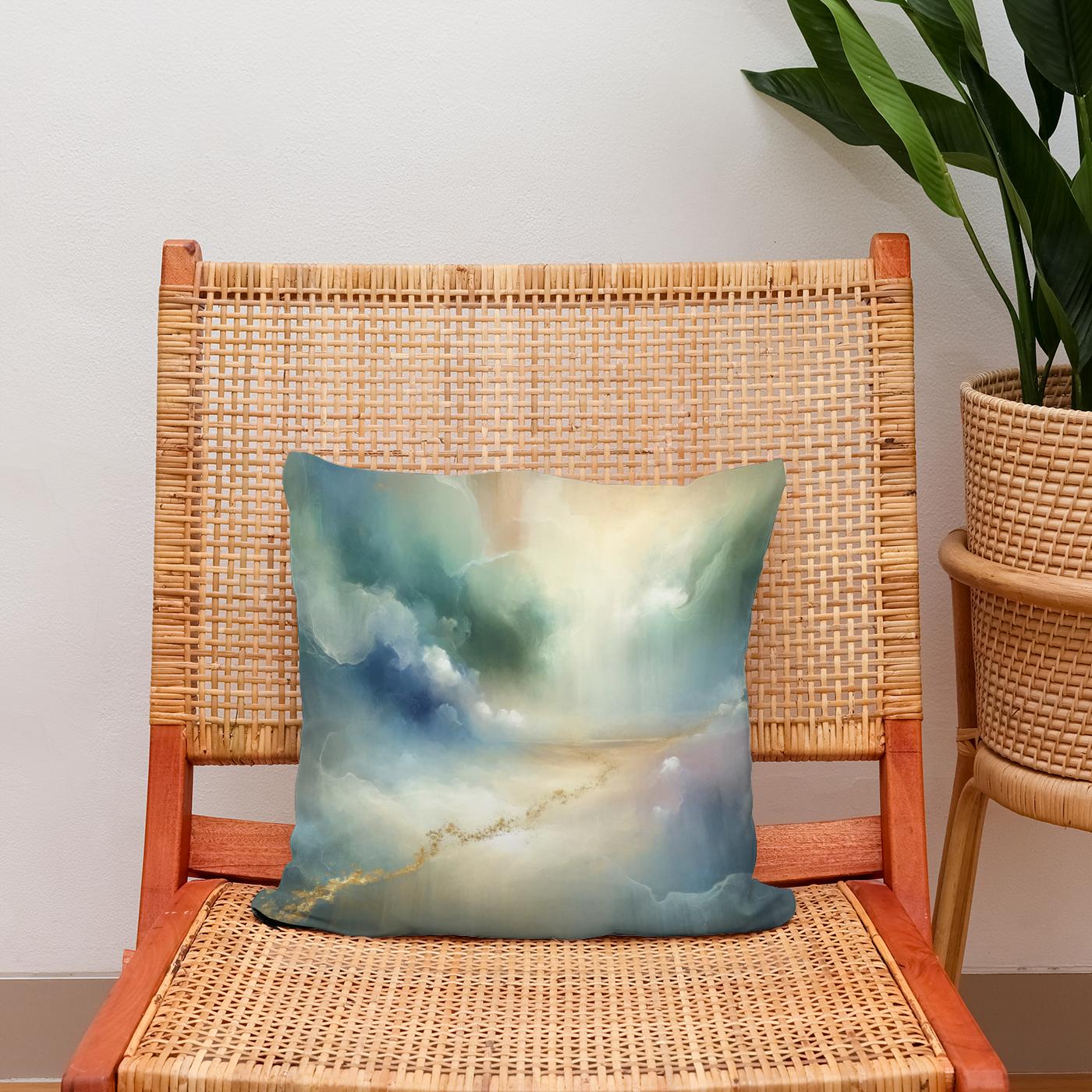 Ethereal Nature's Path Cotton Cushion