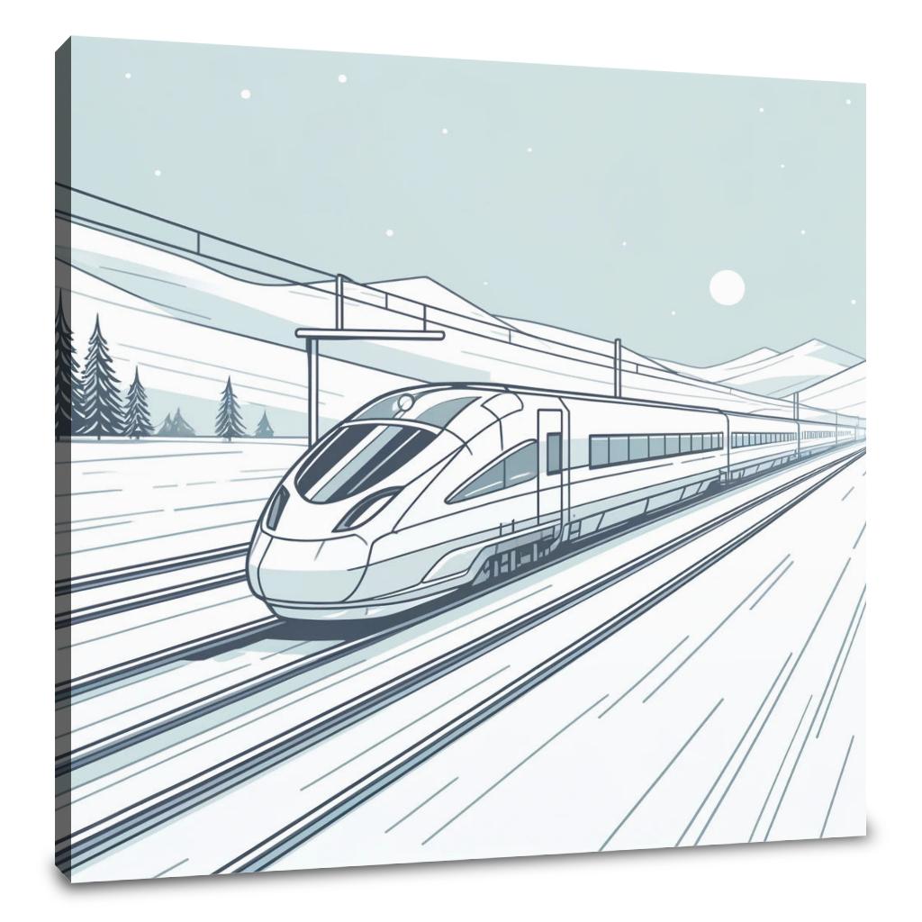 Winter Journey Canvas