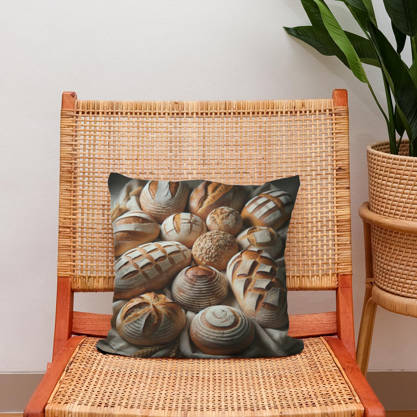 Artisan Bread Array Cotton Cushion