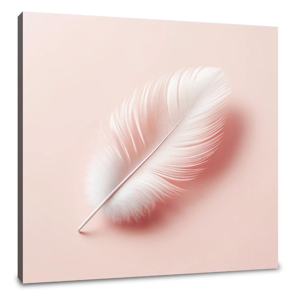 Serene Feather Canvas