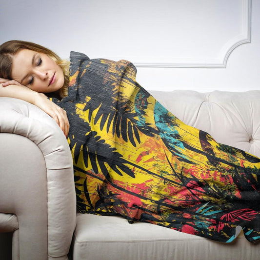 Jungle Graffiti Blanket