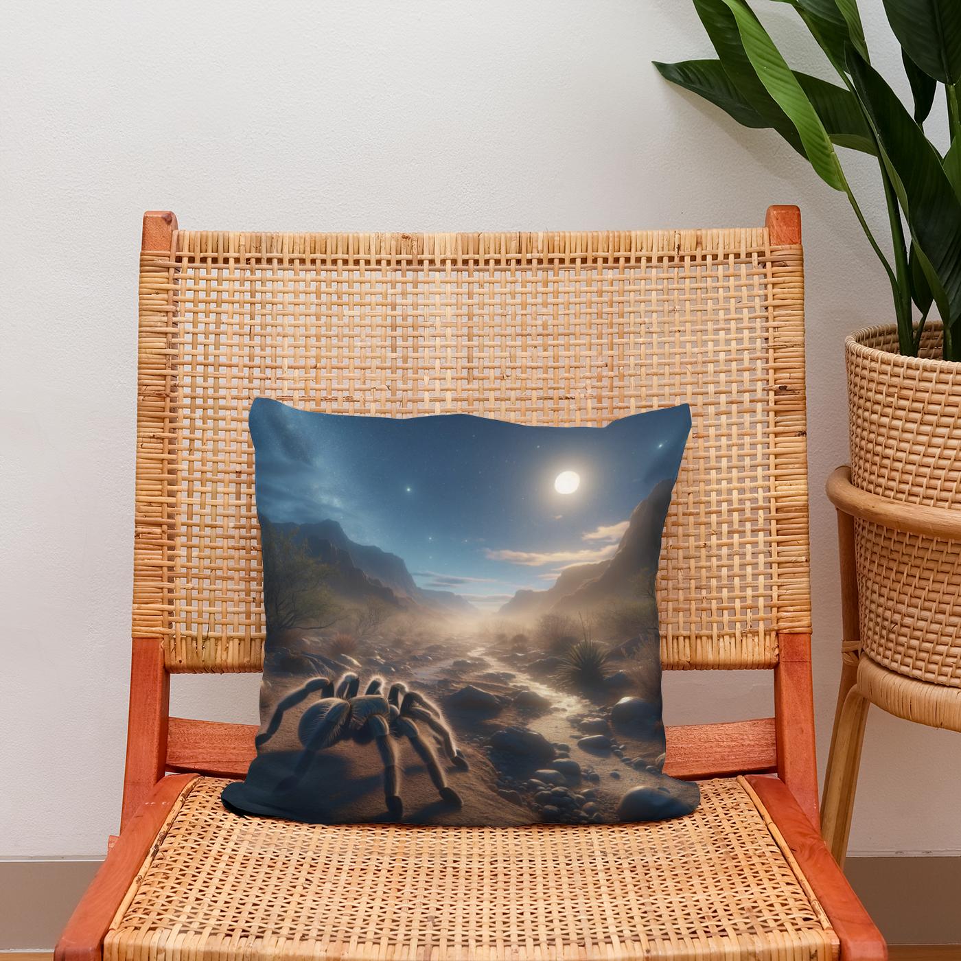 Moonlit Journey Cotton Cushion