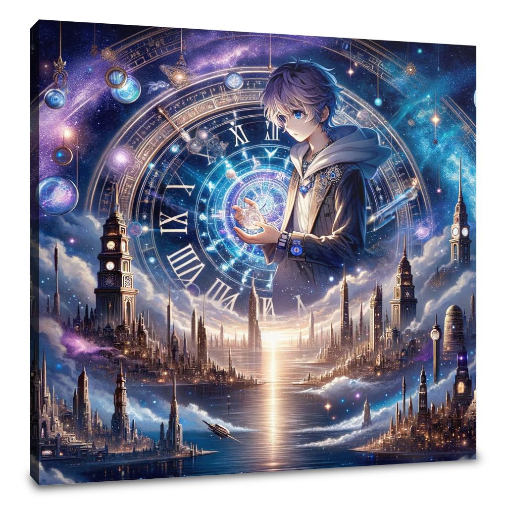 Cosmic Time Voyager Canvas