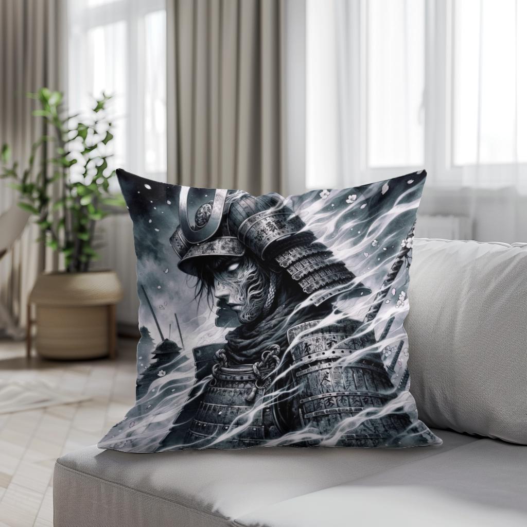 Eternal Samurai Cotton Cushion