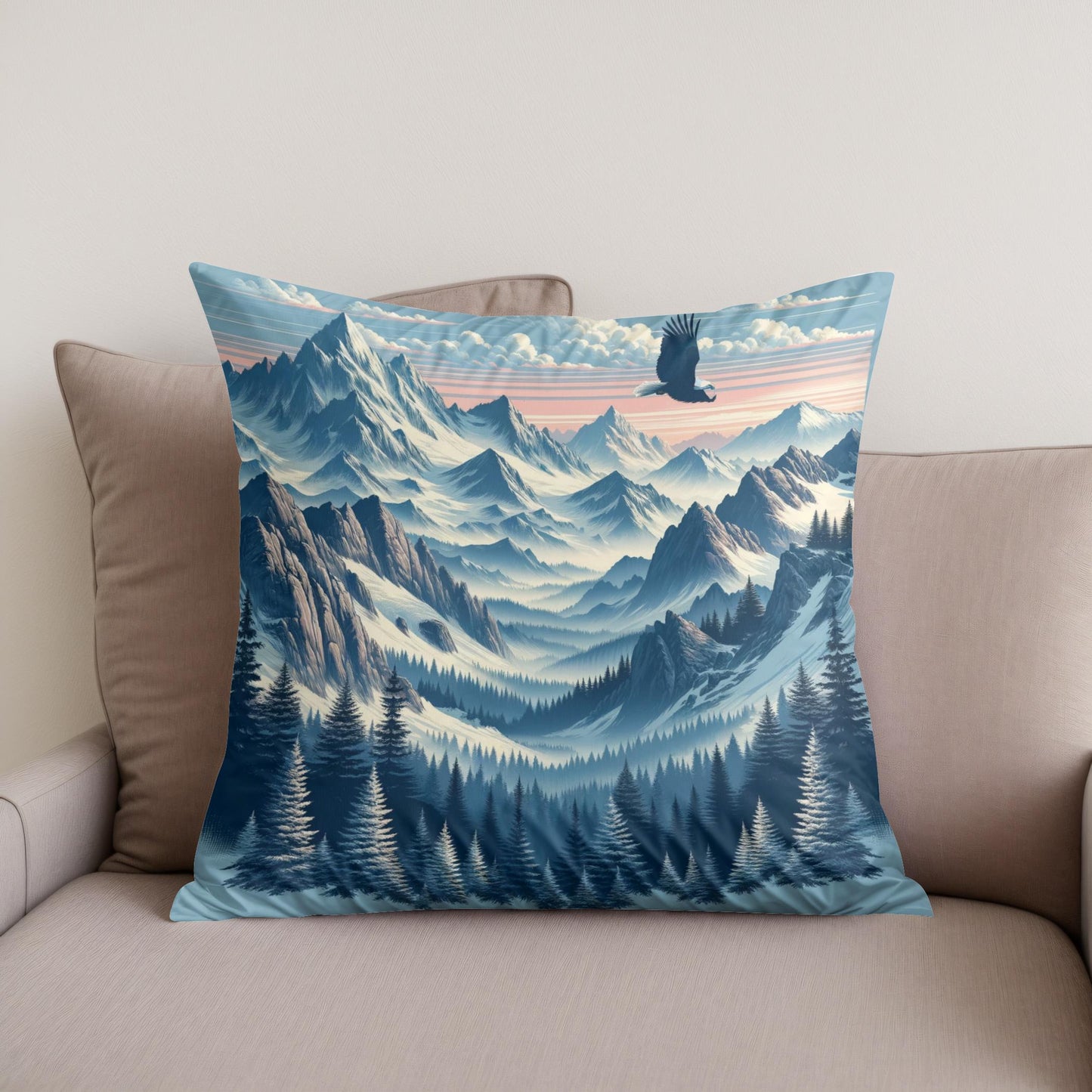 Dawn Summit Cotton Cushion