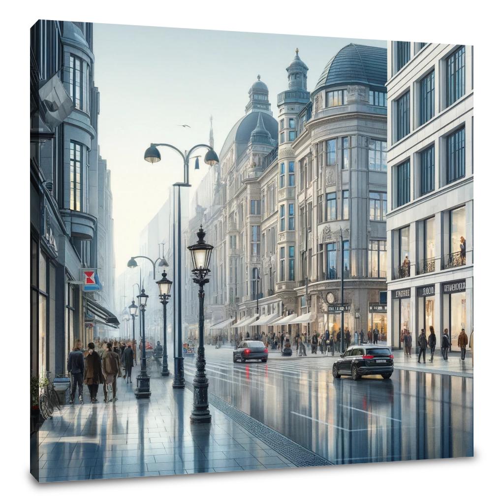 Kurfürstendamm Boulevard Canvas