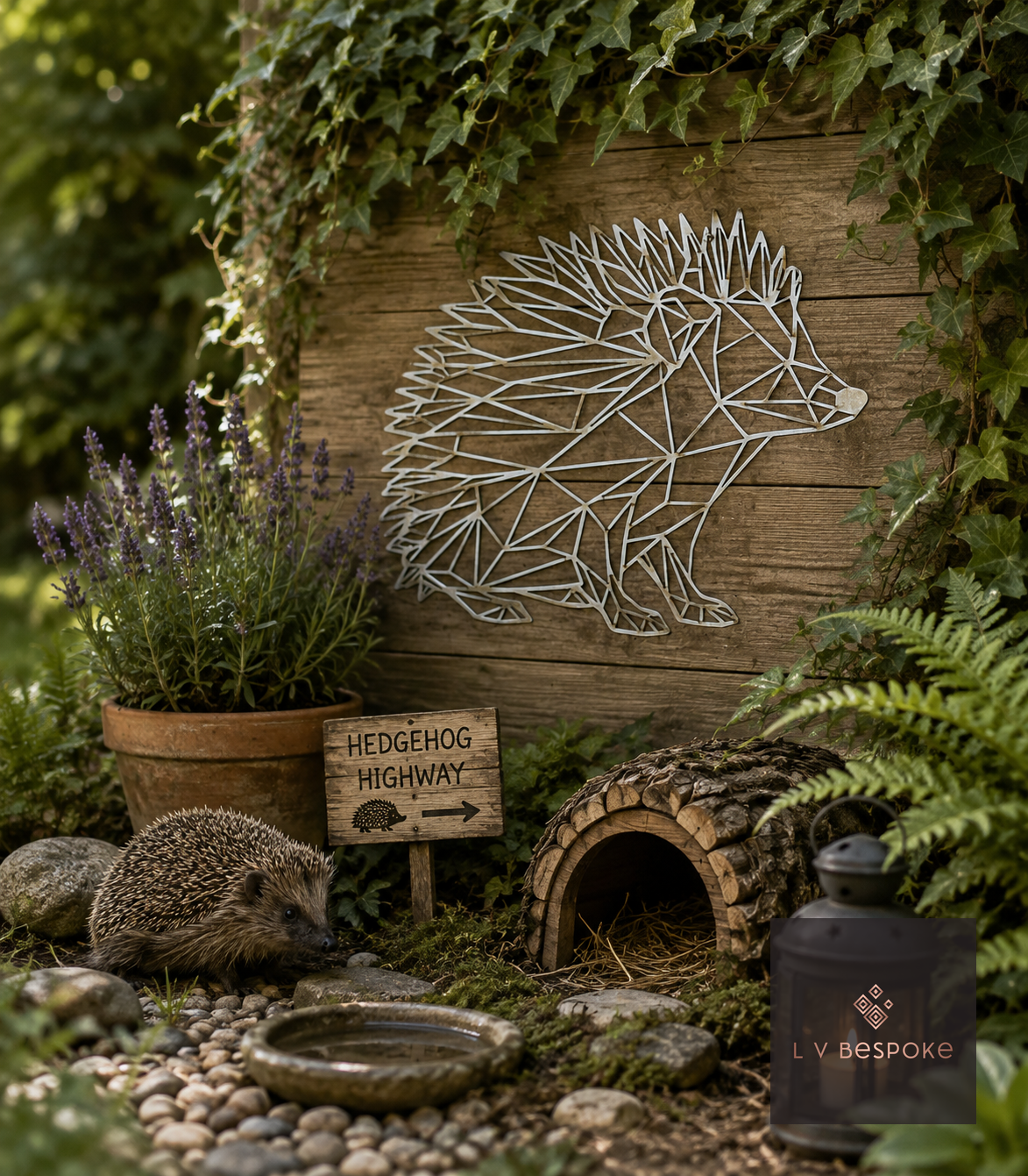 Geometric Animal Garden Wall Art