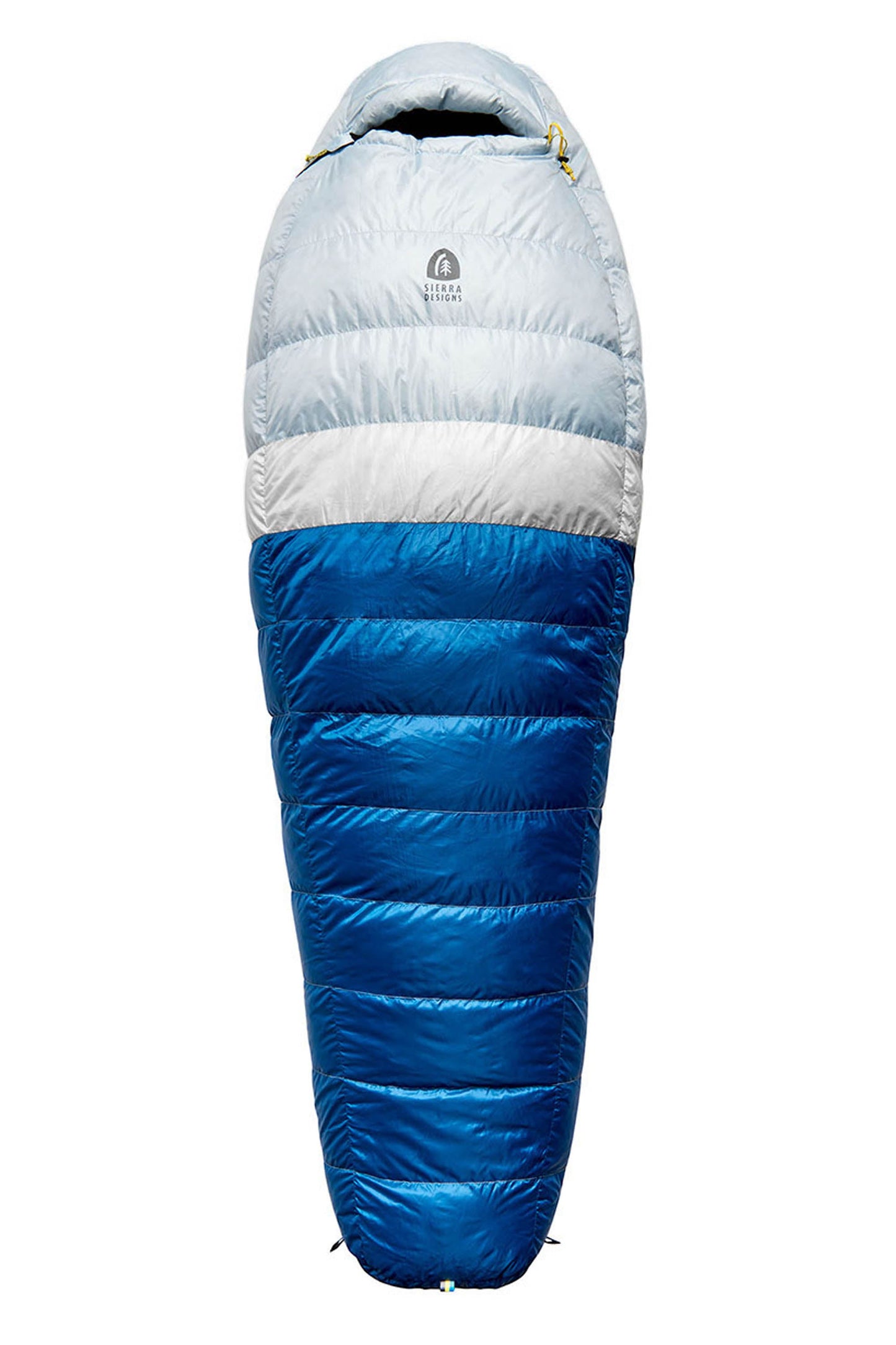 Sierra Designs Women's Get Down 20°F (-7°C) 550-Fill DriDown Sleeping Bag - Regular - Light Blue/Blue