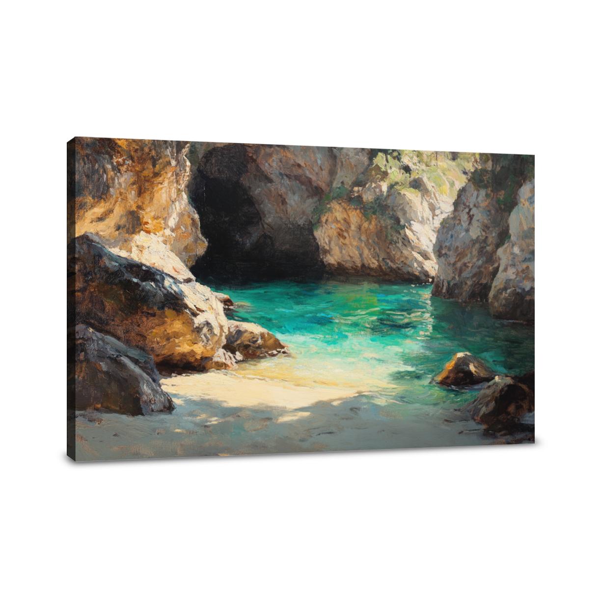 Tranquil Cove Reflection Canvas