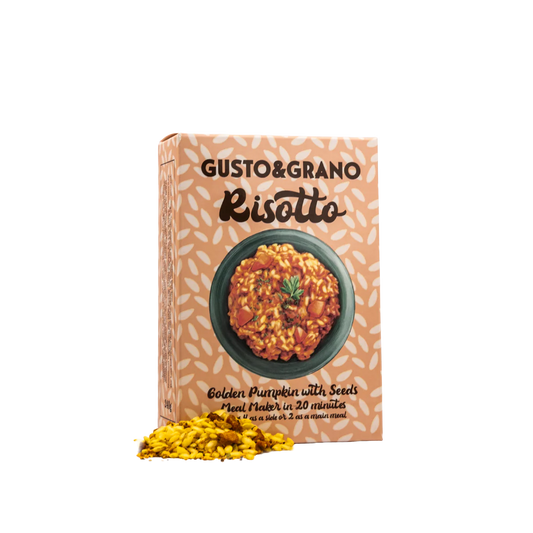 Gusto & Grano - Golden Pumpkin & Seeds Risotto - Mealmaker in 20 minutes