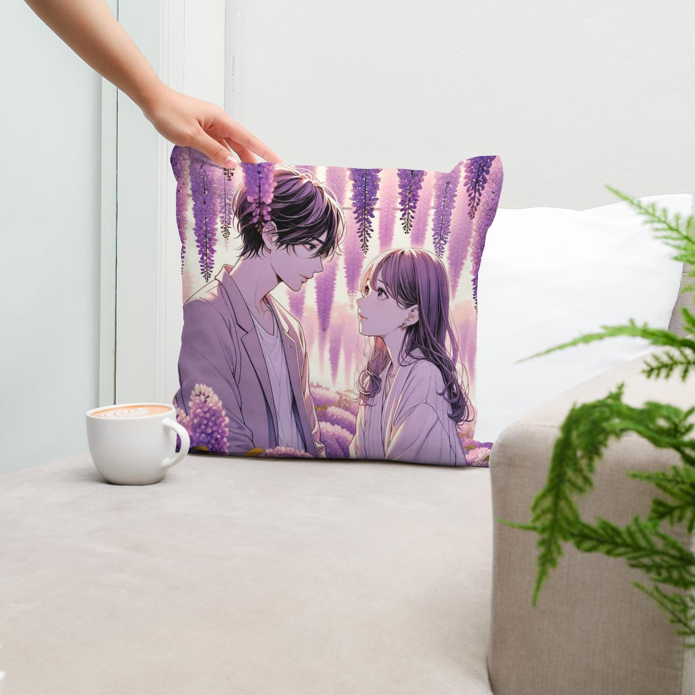Wisteria Lane Romance Cotton Cushion