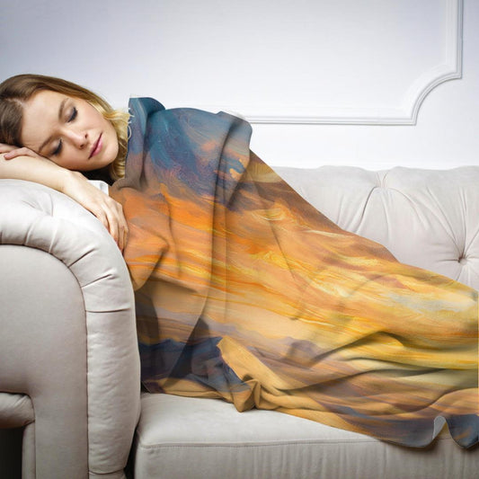 Nostalgic Desert Serenity Blanket