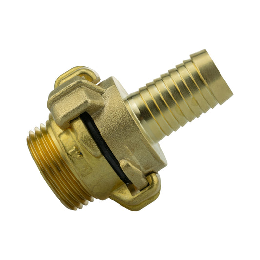 Geka Type Brass Claw Set – 19mm Barb and 1” BSP Male