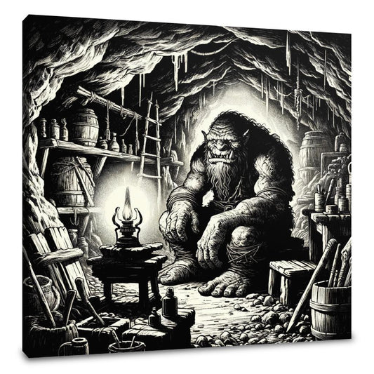 Cave of the Ogre Canvas
