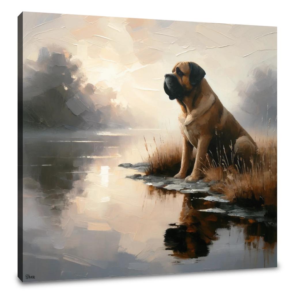 Dawn's Loyalty Bullmastiff Canvas