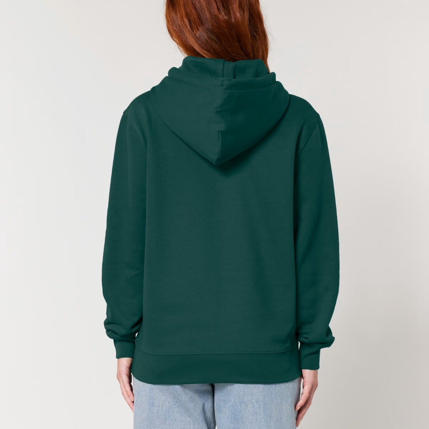 Enoki Mushroom - Oversized Unisex Hoodie - Glazed Green