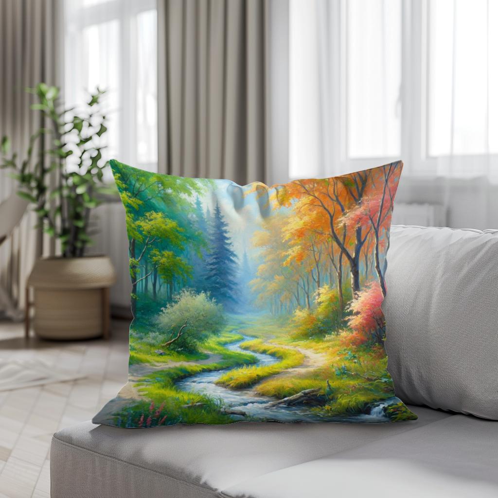 Seasonal Transition Cotton Cushion