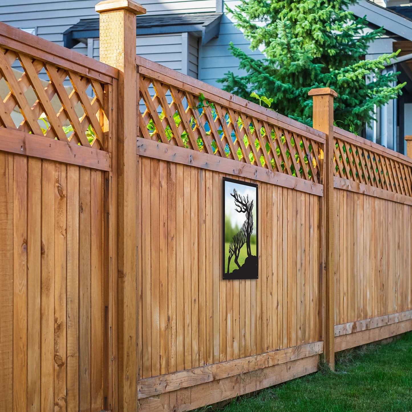 Roaring Stag, SunCatcher Garden Mirror Highland Stag Design