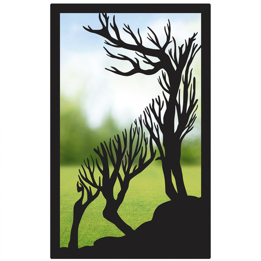 Roaring Stag, SunCatcher Garden Mirror Highland Stag Design