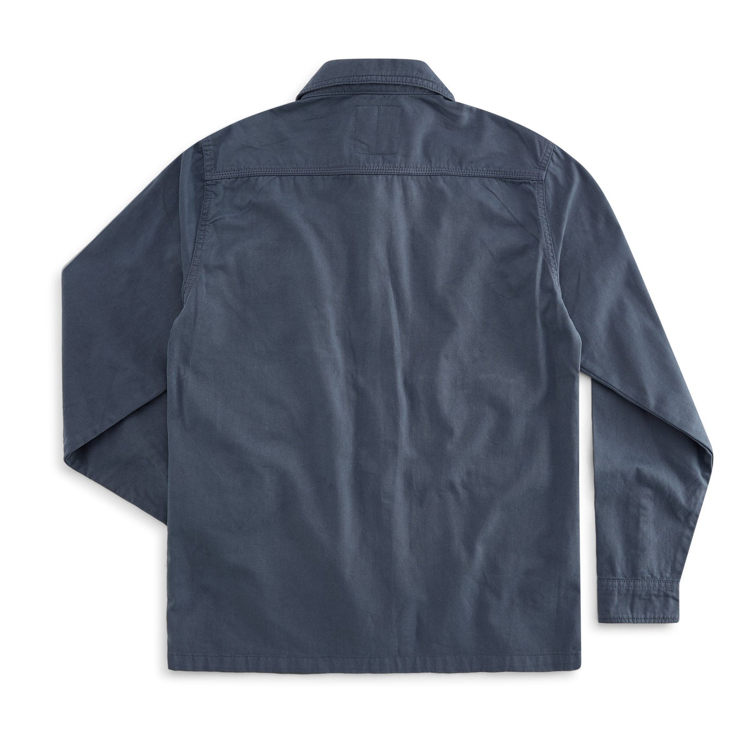 Granby twill overshirt in washed blue