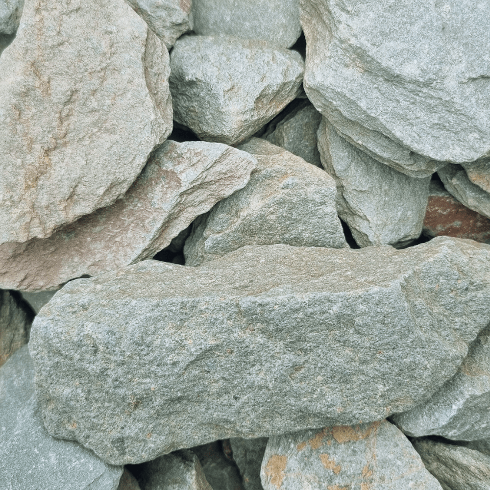 Welsh Green Crushed Slate Chippings 40mm Bulk Bag