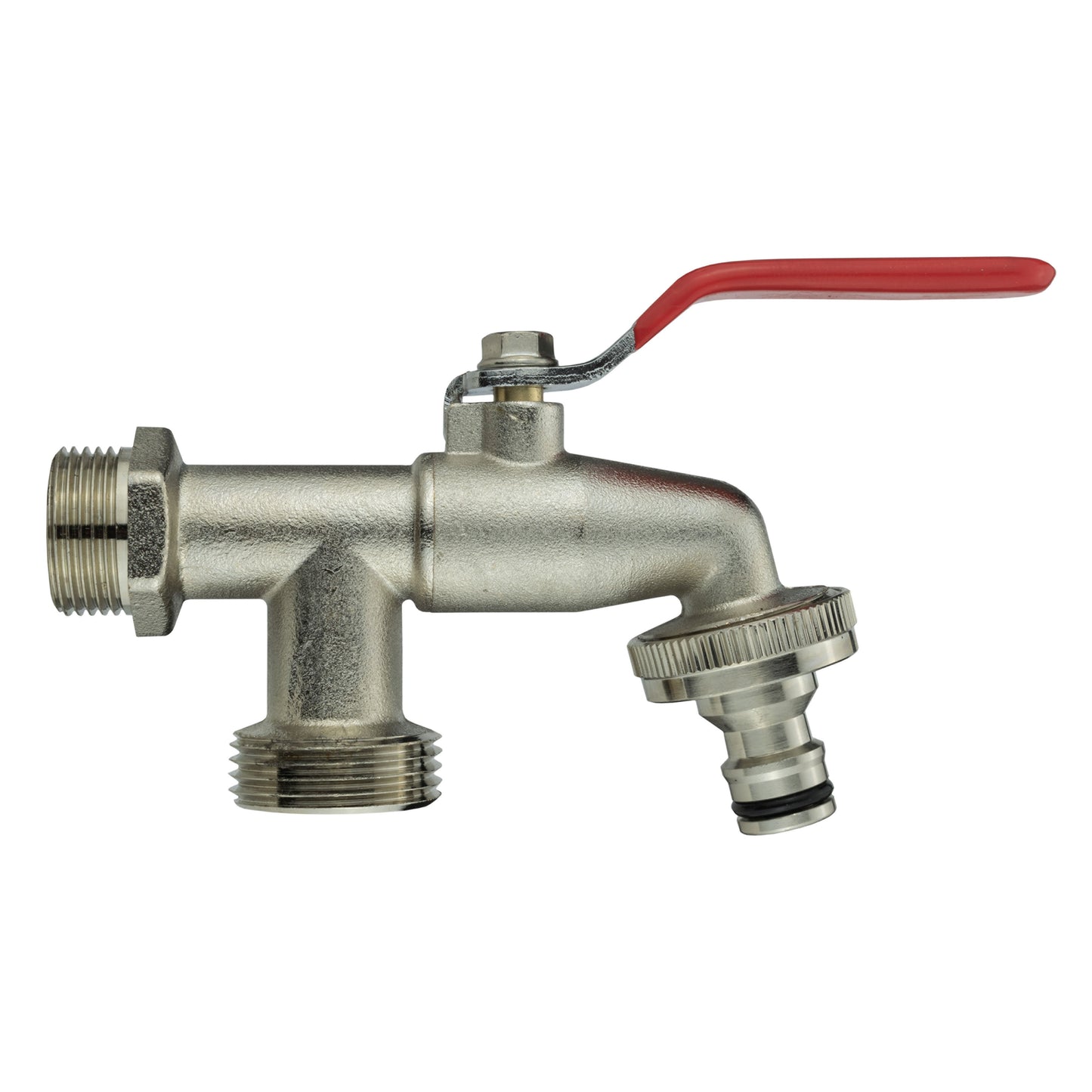 Wall Flange Kit 32mm MDPE + Double Lever Tap ¾” BSP