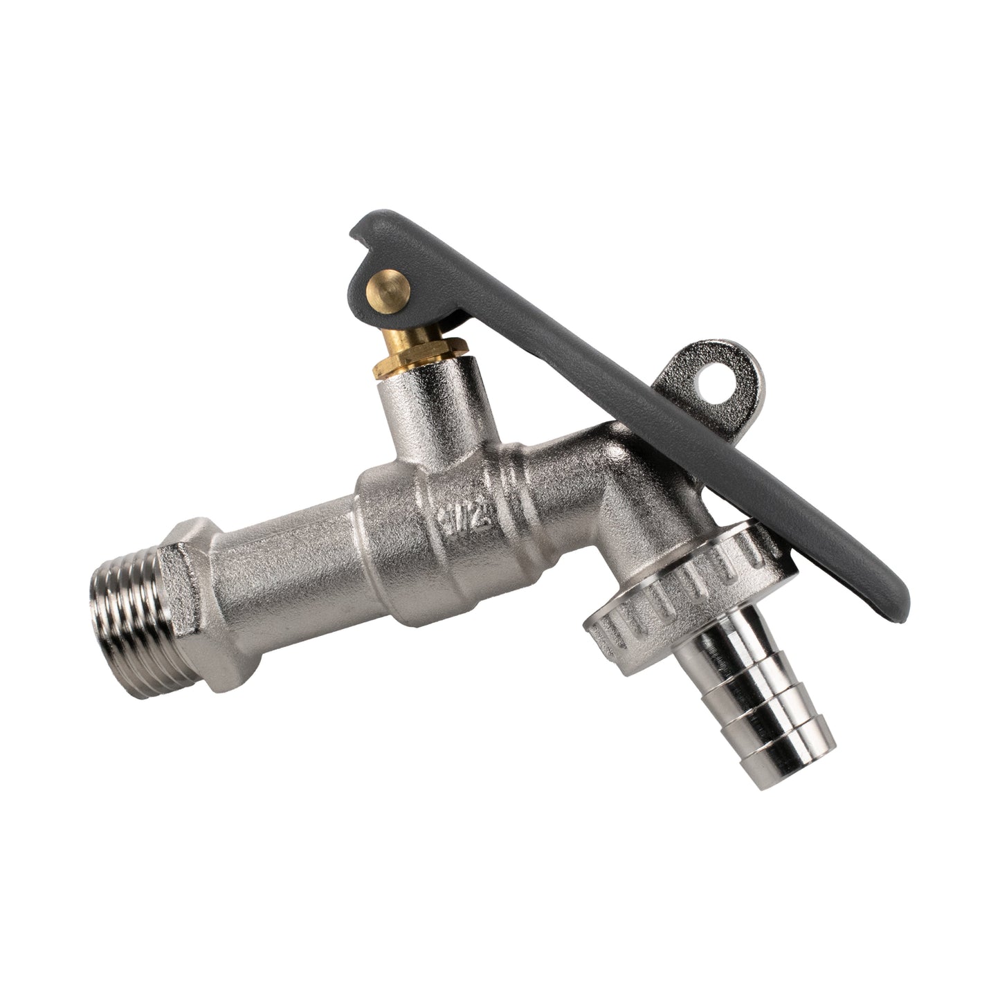 Water Butt Extension Kit 1/2" with Lever Tap Hose Barb and Lever Lock and Drill Bit