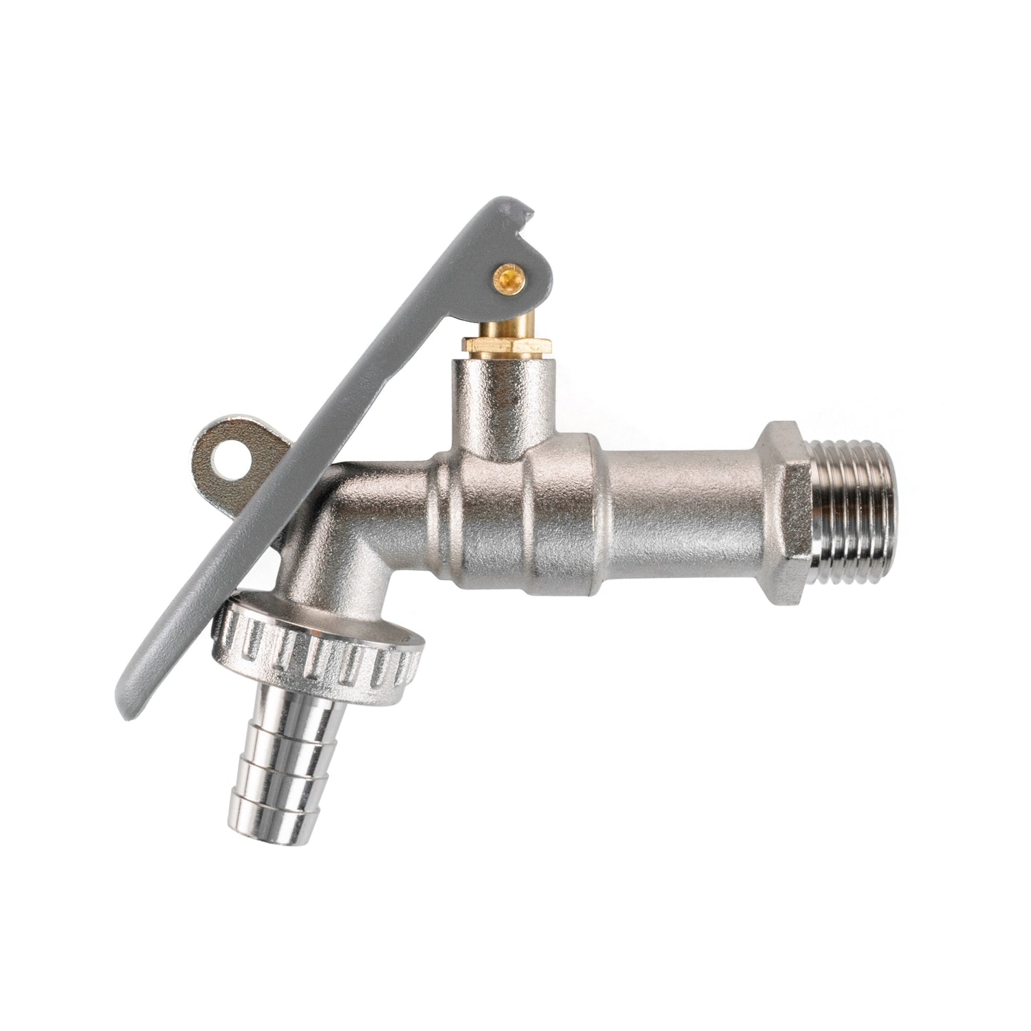 Water Butt Kit 1/2" with Lever Tap Hose Barb and Lever Lock and Drill Bit