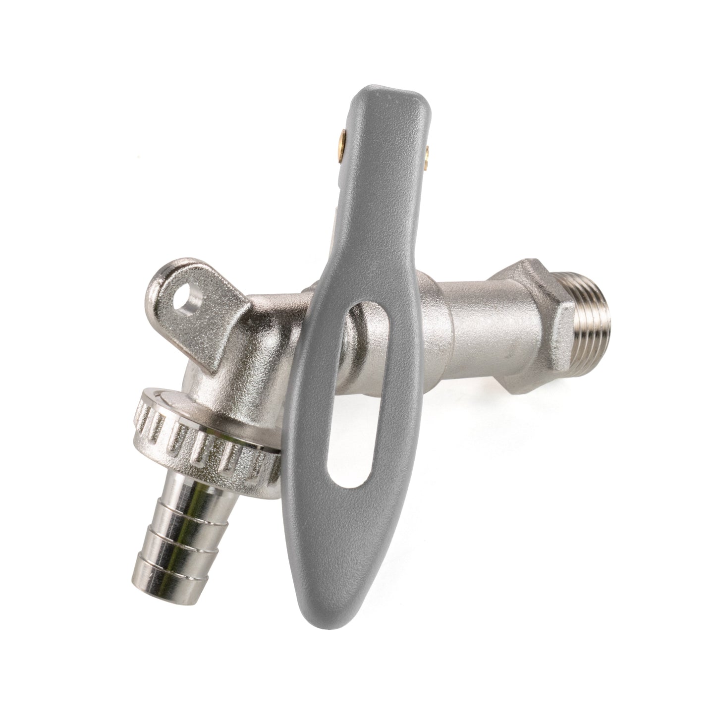 Water Butt Kit 1/2" with Lever Tap Hose Barb and Lever Lock and Drill Bit